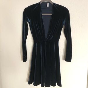 AA American Apparel Ponte Skirt LongSleeve Dress S